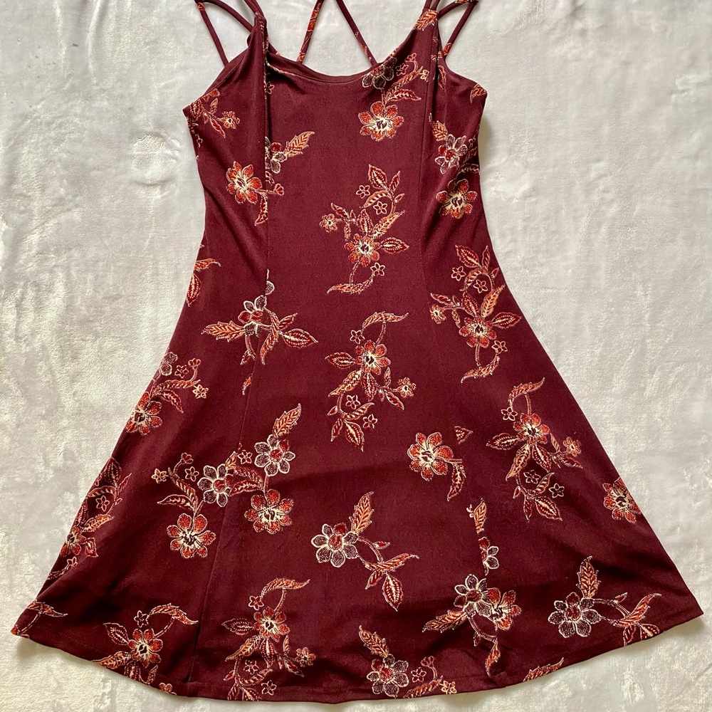 Aeropostale Floral Skater Dress